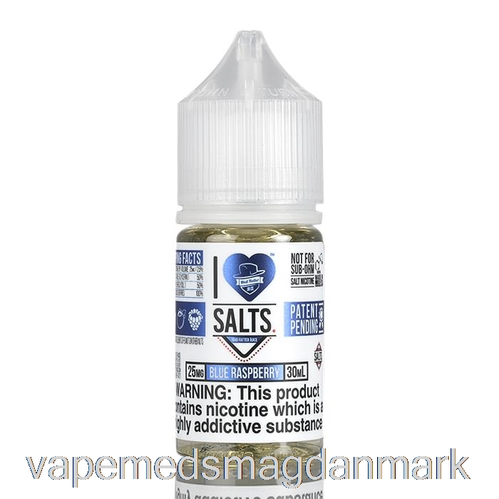Engangs Vape Danmark Blå Hindbær - Jeg Elsker Salt - 30ml 25mg